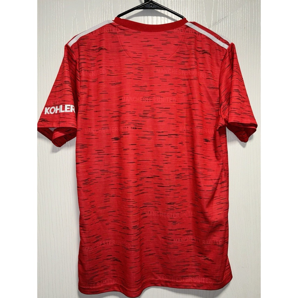 Adidas Climalite Manchester United Chevrolet Jersey Medium Red 2018-19 Soccer‎ M - Picture 6 of 6